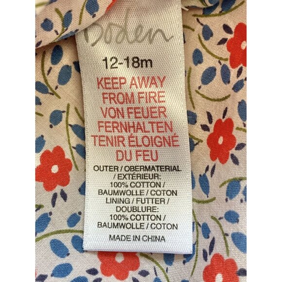 Mini Boden Bubblegum Pink Corduroy Dress 12-18 months - Picture 3 of 7